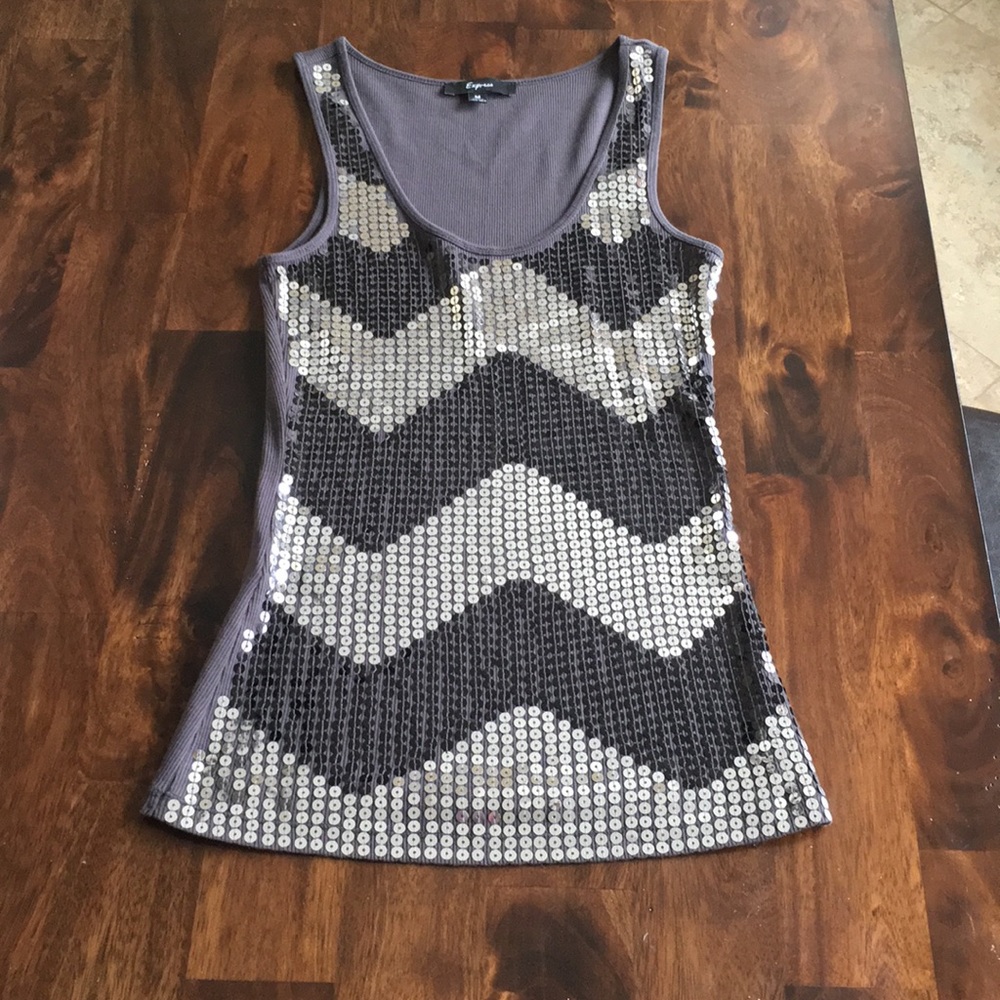 Express sequin tank